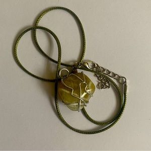 Green Amethyst necklace